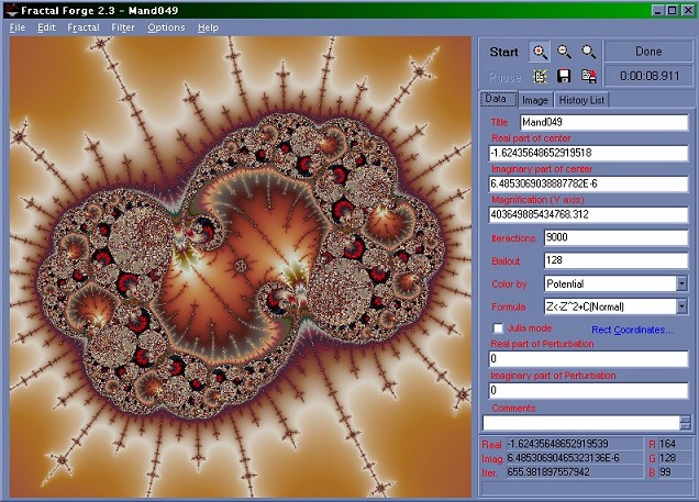 Fractal Forge main window
